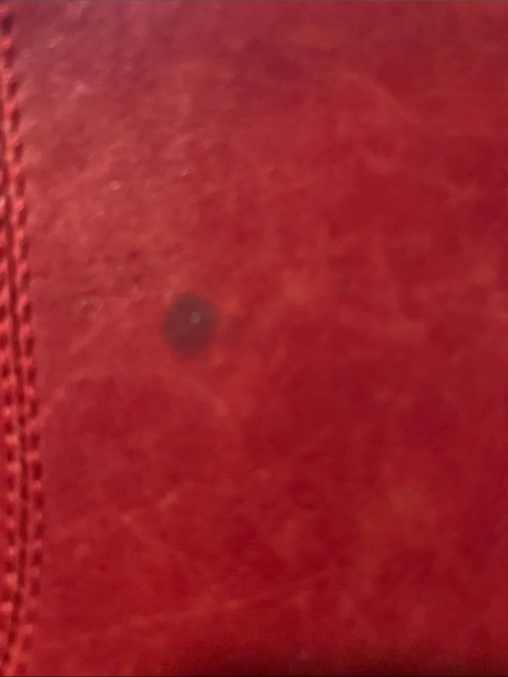 Coach Red Leather Wristlet with Detachable Strap